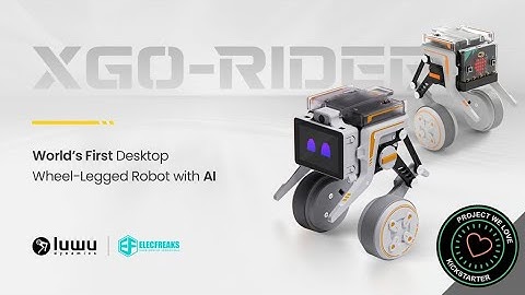 XGO-Rider, World’s First Desktop Wheel-Legged Robot with AI