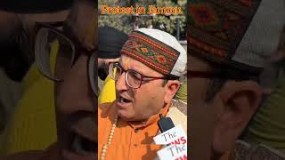 JKPROTEST AGAIST LG ADMINISTRATION IN JK BY DOGRA FOR RESERVATION.#protest#shorts#trendingshorts