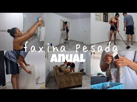 Faxina Pesada ANUAL: limpando tudo, perrengues e achados inesperados!