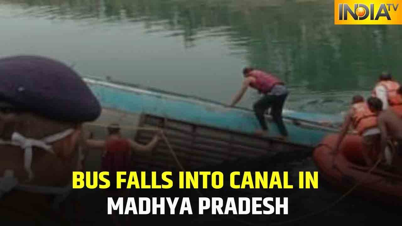 18 People Die After Bus Slips Into Canal In Madhya Pradesh's Sidhi ...
