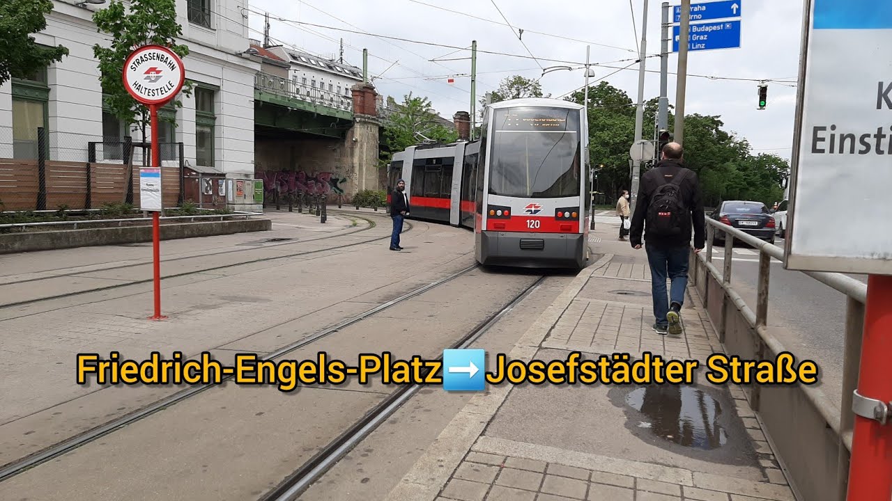 Wiener Linien Linie 33 🚊 #024 Friedrich-Engels-Platz➡️Josefstädter Straße U