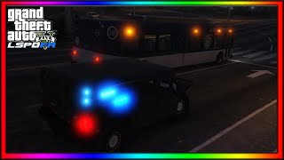 GTA 5 MODS US POLICE | BUS PURSUIT!! (LSPDFR) screenshot 2