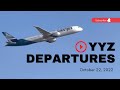 YYZ Plane spotting on a perfect, sunny yet windy Autumn day in Toronto - Oct. 22, 2022 ✈️ 🍁