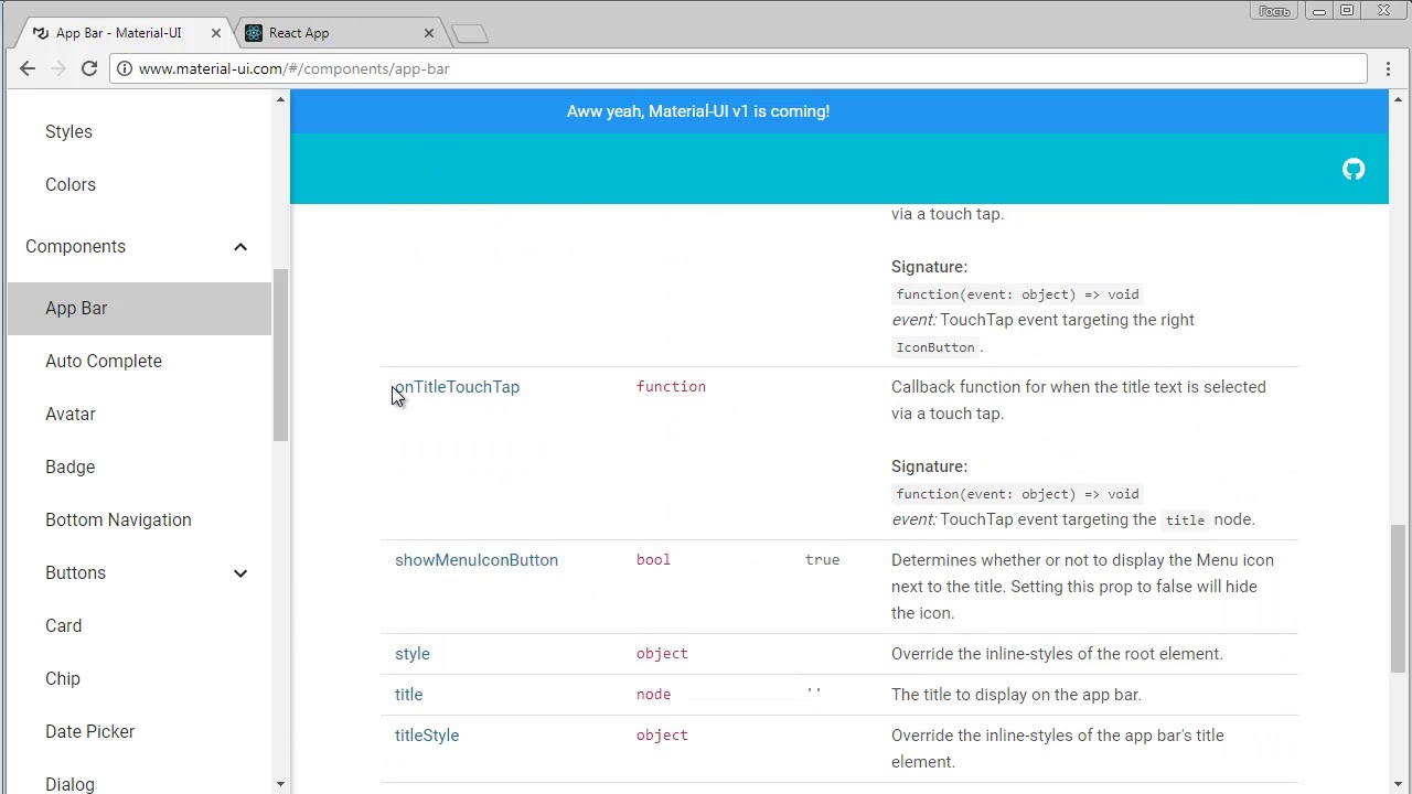 Урок 4 React JS Material UI Создание левого меню - YouTube