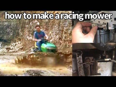 How to make a racing lawnmower how to remove the governor I.T.Creations