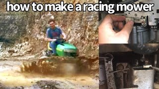 How to make a racing lawnmower how to remove the governor I.T.Creations