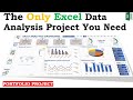 Complete Excel Data Analysis Portfolio Project (Beginner to Pro 2025)