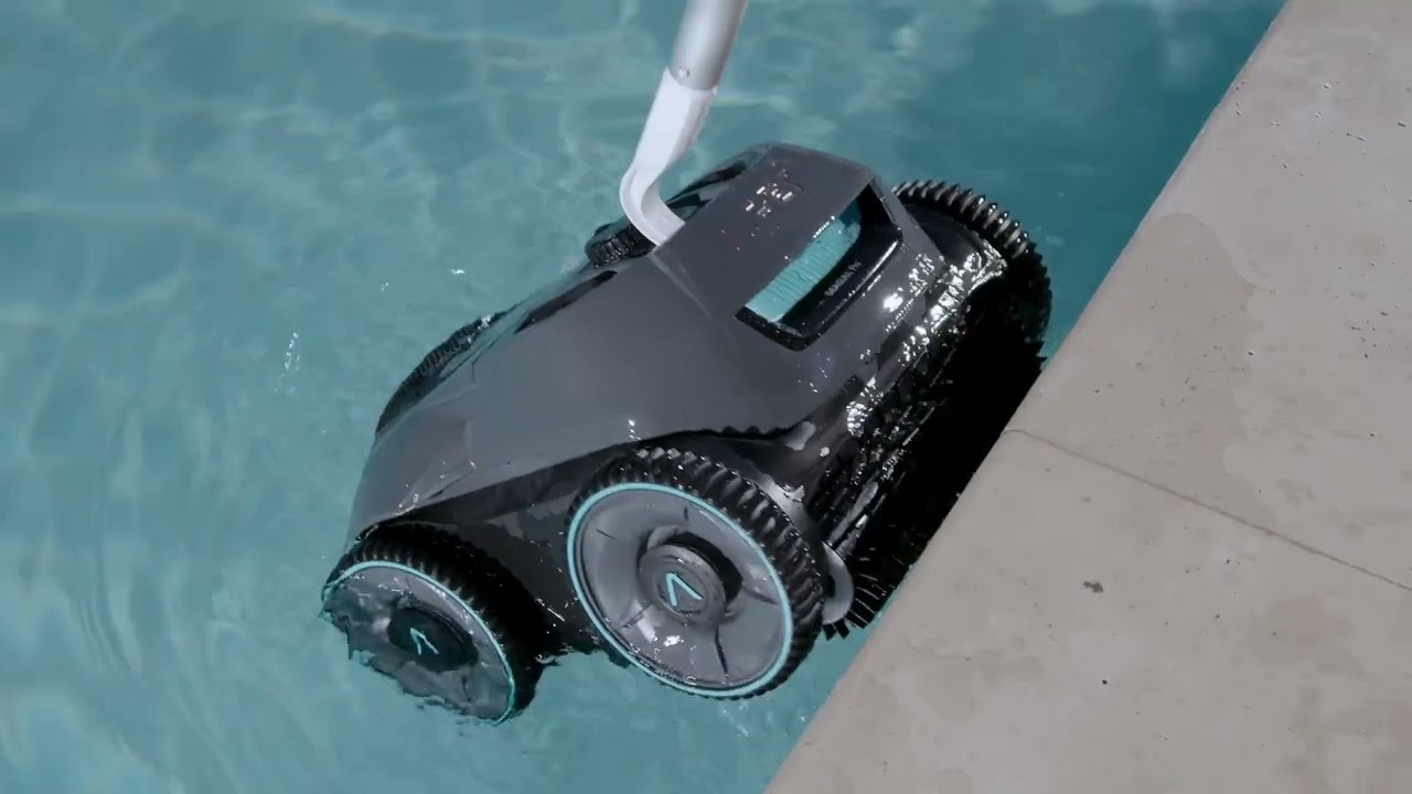 Aiper Flat Wall Water Line Cleaning Cordless Robotic Pool Cleaner Gray New - SEAGULL-PRO