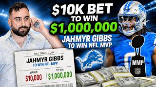 I bet $10,000 to win $1,000,000 on Jahmyr Gibbs to win NFL MVP!