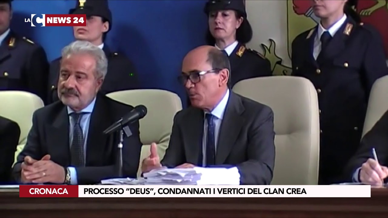 Processo "Deus", condannati i vertici del clan Crea