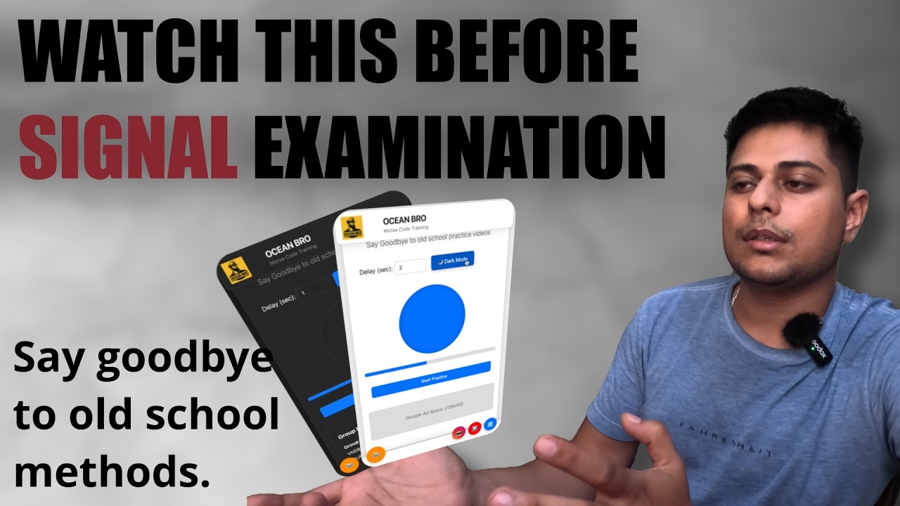 Goodbye to old school Morse code Practice Video #morsecode - YouTube