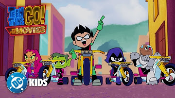 Time Cycles 🚲 | Teen Titans GO! To The Movies | @dckids