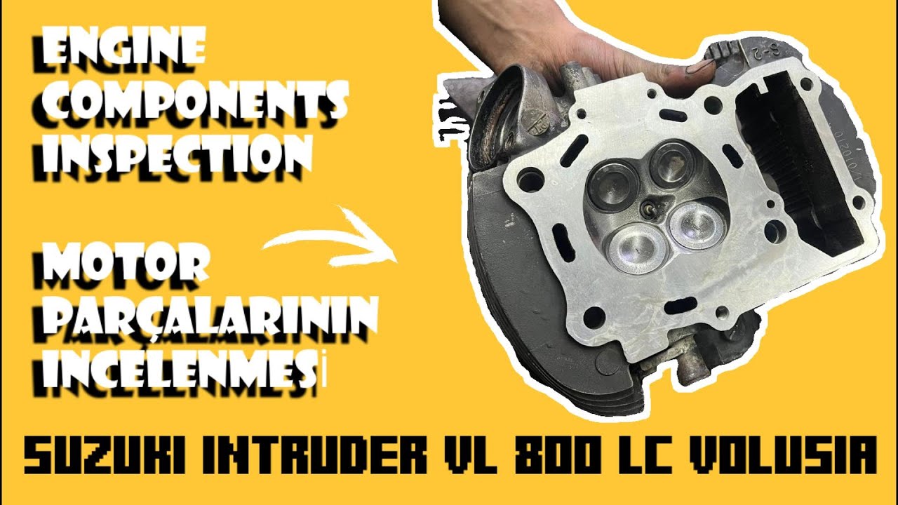 Engine Componente Inspection - Motor ölçümü Suzuki Intruder Vl 800 Lc Volusia