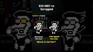 Big Shot Scrapped Version Power of Spamton Comparison part 1#undertale #deltarune #spamton