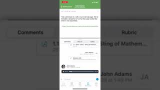 Find Grades and Feeback on Canvas Student App