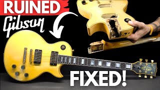 : SAVING a WRECKED GIBSON Les Paul