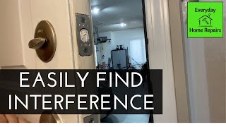 How To Fix a Misaligned Deadbolt | Hard To Lock