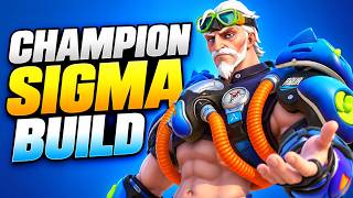Champion Sigma Build is TERRIFYING with NEW ITEMS | Overwatch Stadium