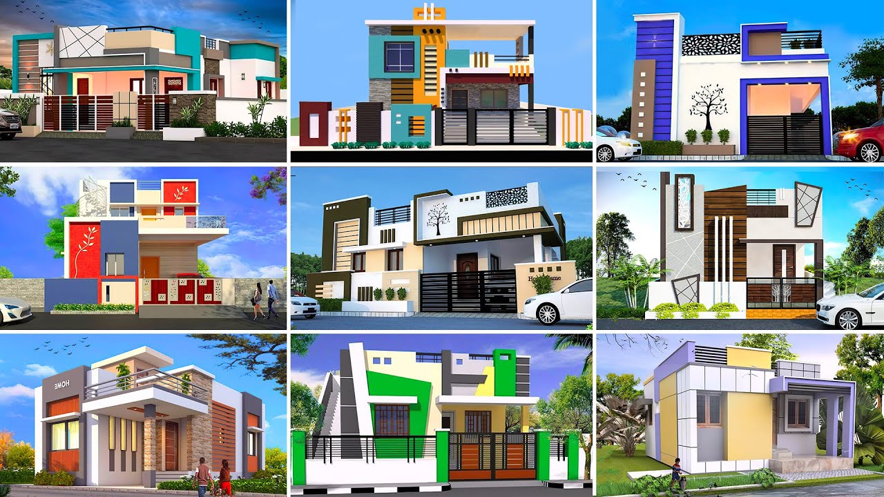 30 Best 15 Lakhs Small House Front Elevation Designs 2021 Single