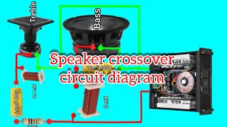 🔊 🔊 Speaker crossover circuit diagram #khairunelectronicsbd 