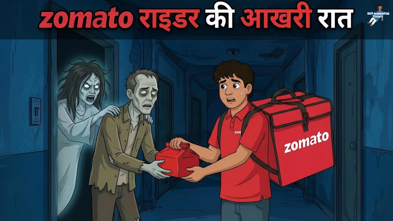 एक Zomato Rider की आख़िरी रात 😨 | True Horror Story | Hindi 2D Kahani
