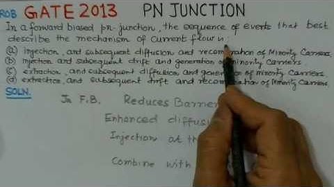 Solution to PN Junction Physics GATE Problems | 2013, 1995 and 1989 Problems | GATE ECE