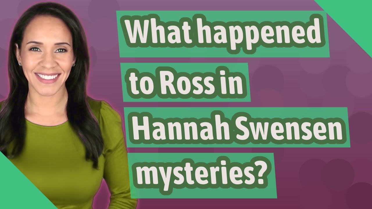 What happened to Ross in Hannah Swensen mysteries? - YouTube