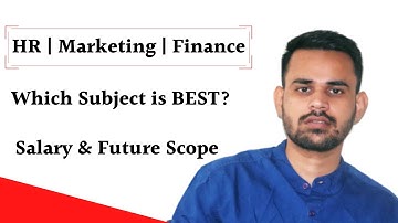 how to choose subjects in BMS/BBA | Marketing,  HR and Finance | 2021