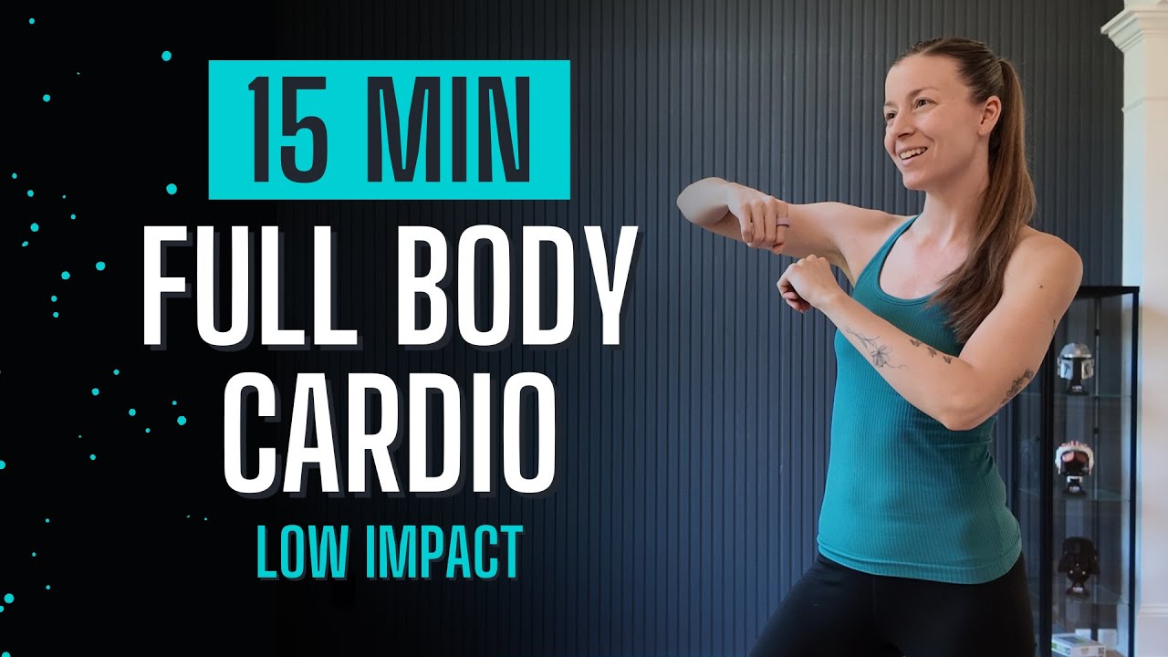 15 Min FULL BODY CARDIO Workout at Home | No Jumping, No Repeat - YouTube