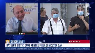 Traian Băsescu: „Nicușor Dan și Gabriela Firea nu au nimic în cap”