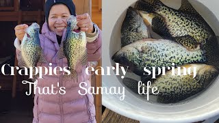 Lake Lopez Crappies fishing & camping Mar.2024