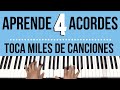 4 Acordes Para Muchas Canciones Cristianas | Piano Tutorial