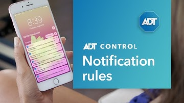 Setting up Notifications in ADT Control