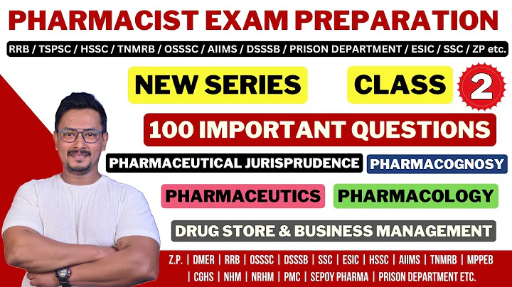 AIIMS PHARMACIST EXAM PREPARATION / RRB PHARMACIST EXAM PREPARATION / OSSSC / TNMRB / SSC PHARMACIST