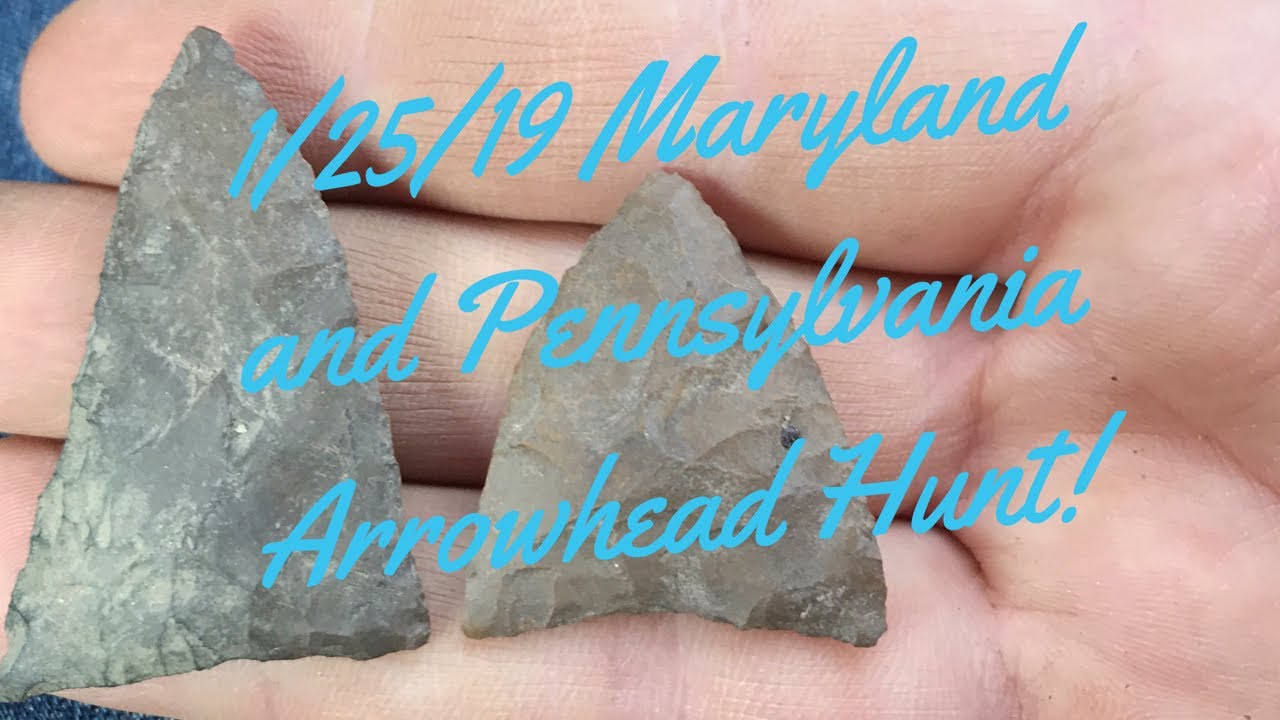 Arrowhead hunting 1/25/19 Maryland and Pennsylvania YouTube