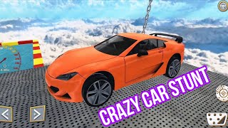 Crazy Car Stunt Game Mega Ramp | Gameplay Extreme Impossible Car Stunts Android screenshot 5