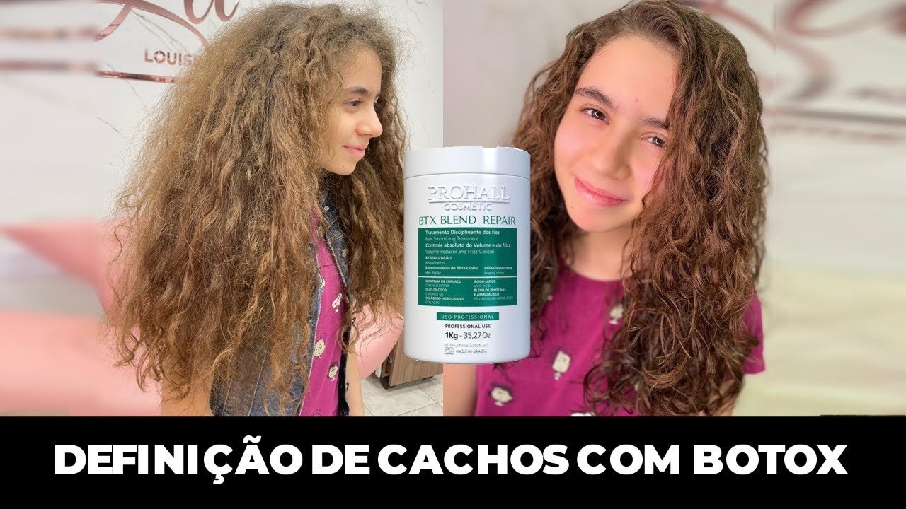 Botox em cabelo cacheado sem definição e muito volumoso. Passo a passo ...