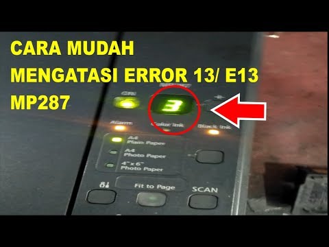 Cara Mengatasi Kode Error E05 Printer Canon MP287, tonton video sampai selesai.. 