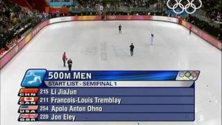 Short Track Speed Skating - Men's 500M - Turin 2006 Winter Olympic Games