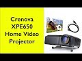 Review Crenova XPE650 video home projector