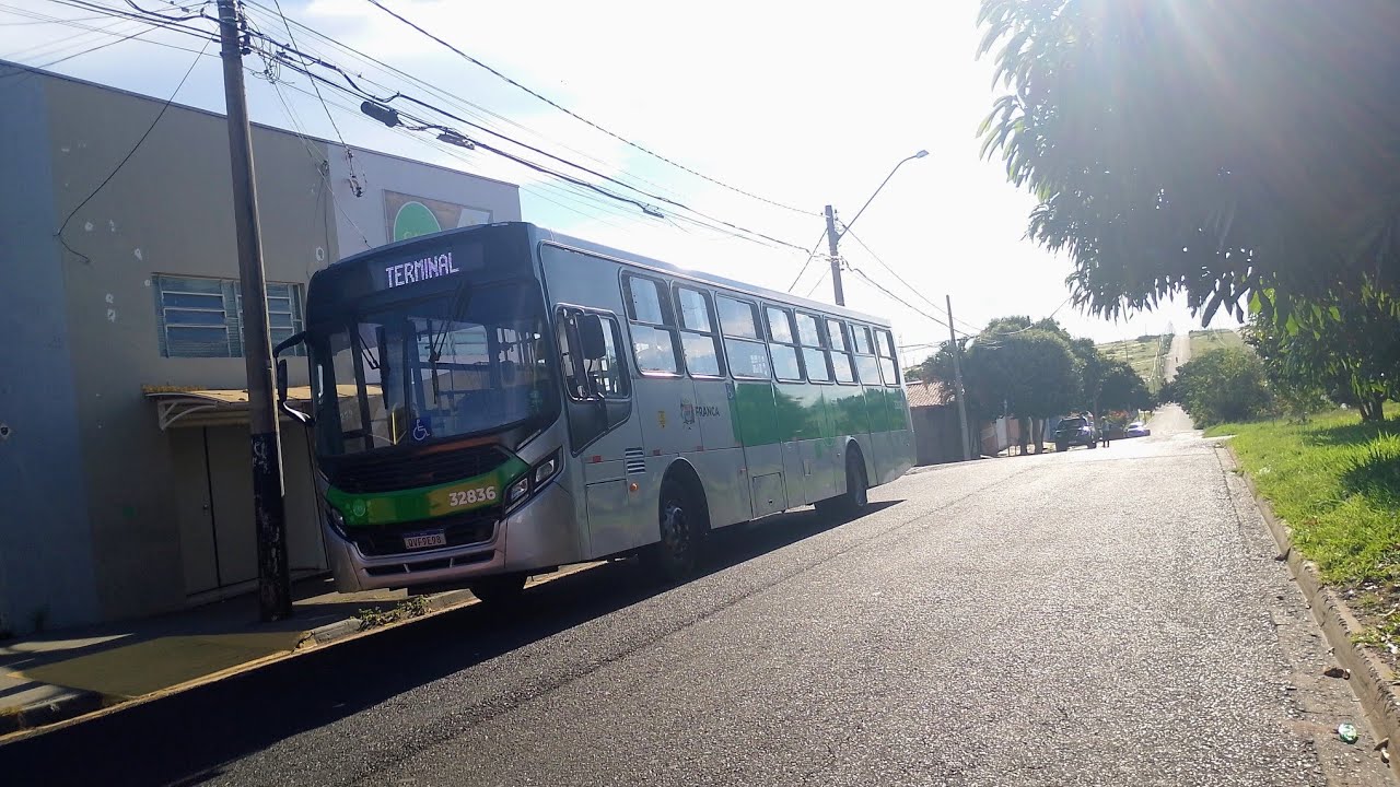 Movimentação de ônibus em Franca SP - MoV FRANCA 