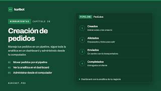 Miniatura del tutorial: Gestión de pedidos en Kuribot: tablero, estados y analítica de ventas