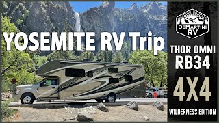 Exploring Yosemite in a THOR OMNI 4x4 Super C Diesel Motorhome