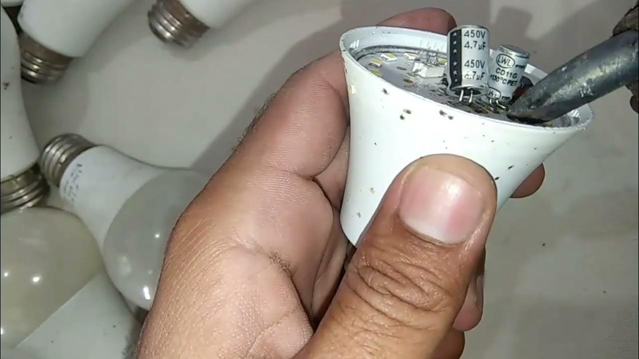 How to repair led bulb at home repair led bulb circuit led bulb