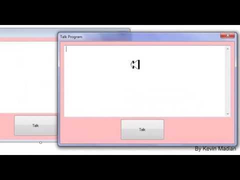 [HD]How To Make Text to Speech Program - Visual Basic 2010