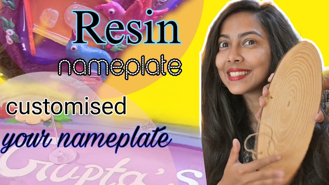 advance resin name plate | customised nameplate making
