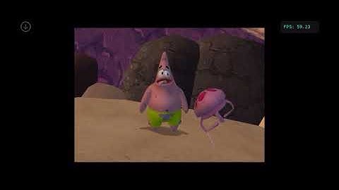 DolphiniOS- Cached Interpreter Test #1 (SpongeBob The Movie Video Game) iPhone XR