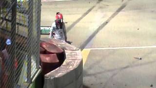 Schumacher Crash Singapore 2011
