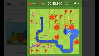 [Speedrun] Google Snake - Minesweeper, Slow, 5 apples, Small - 16.159