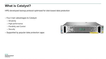 Defining HPE StoreOnce Catalyst: Backup Appliance and Data Protection Solution